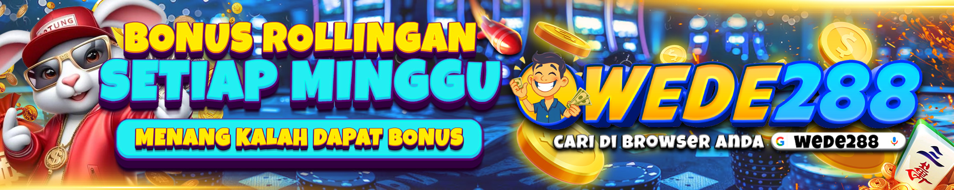 Bonus Mingguan Rollingan Slot